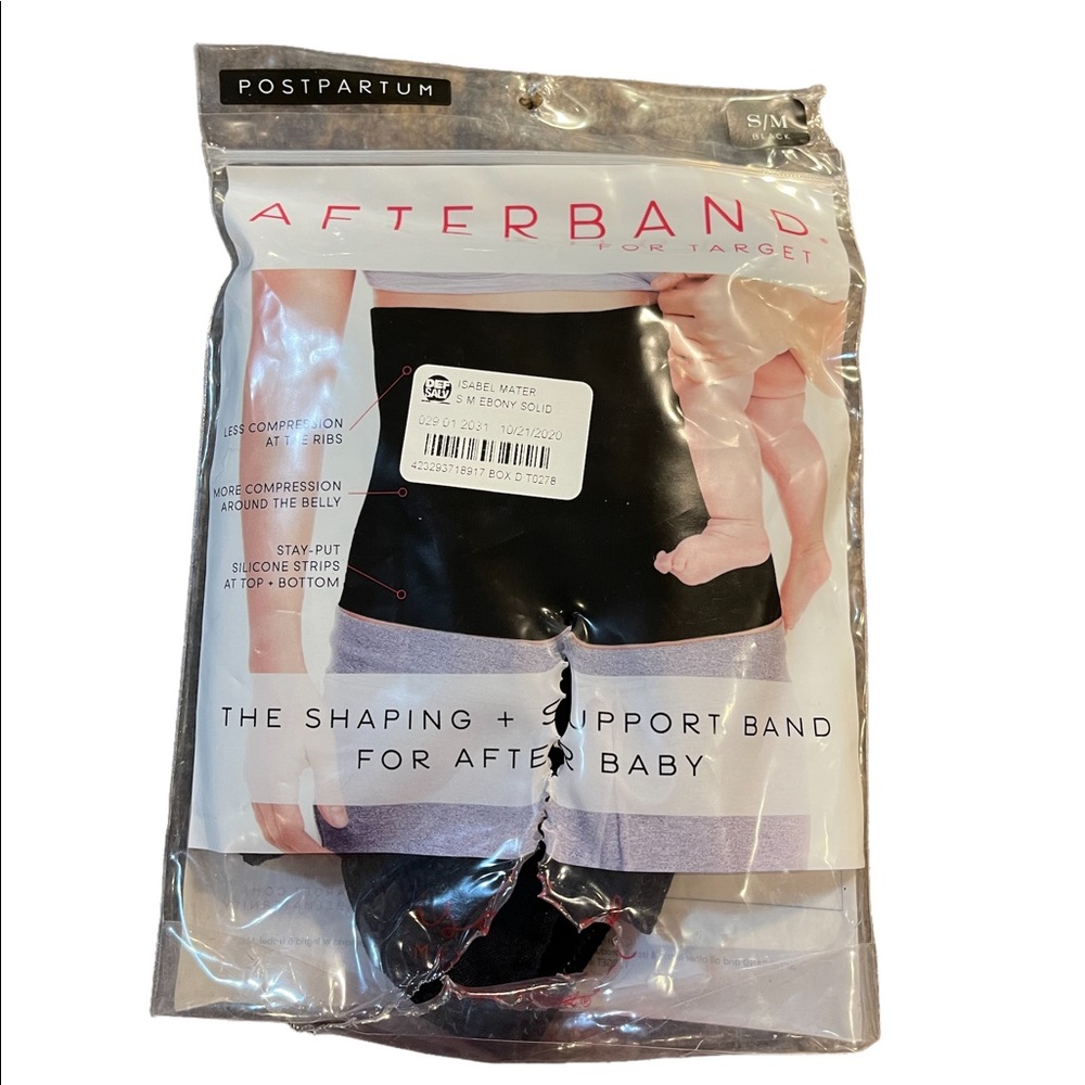 Afterband shaping + support band for after baby postpartum s/m black